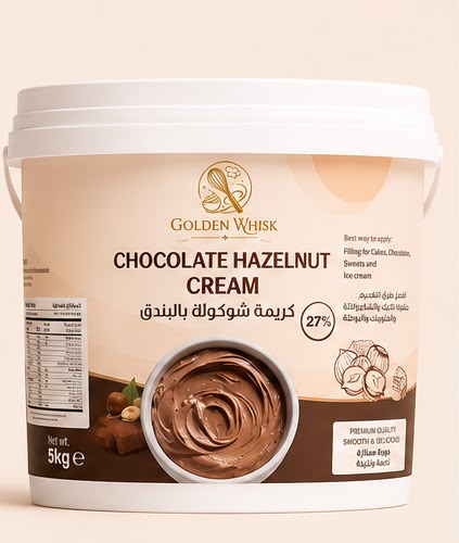 كريمة شوكولاتة بالبندق 27%