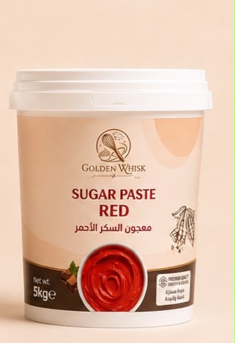 عجينة سكر حمراء
